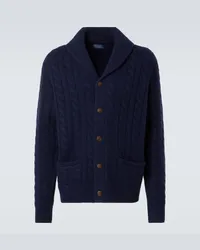 Ralph Lauren Cardigan in lana e cashmere Blu