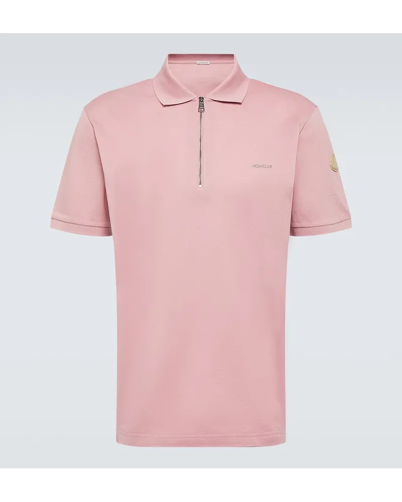 Moncler Polo in cotone Rosa