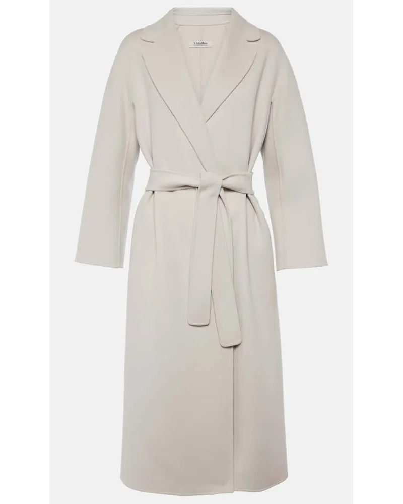 Max Mara Cappotto a portafoglio Esturia in lana Bianco