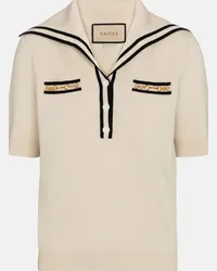 Gucci Polo in lana Beige