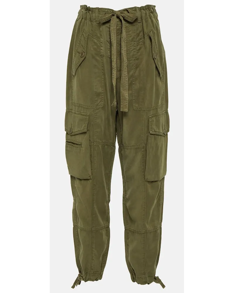Ralph Lauren Pantaloni cargo in canvas Verde