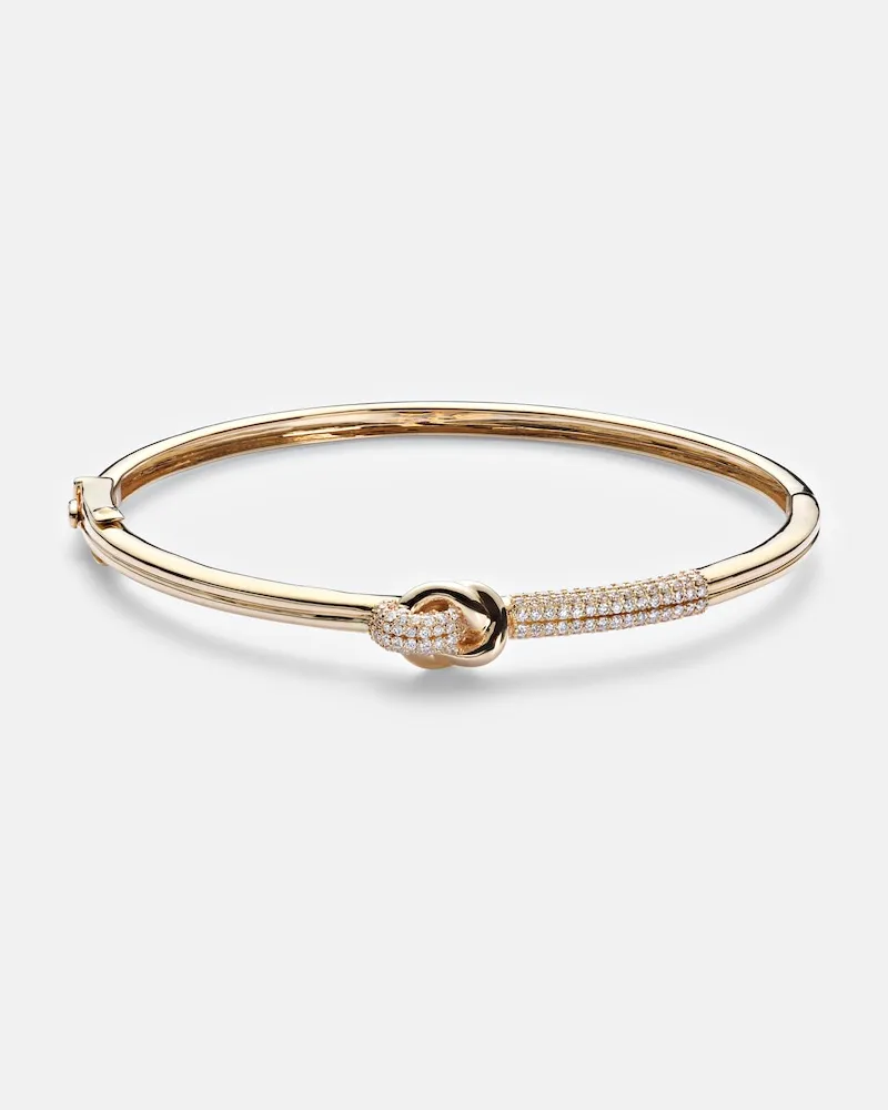 Stone & Strand Bracciale in oro 14kt con diamante Oro