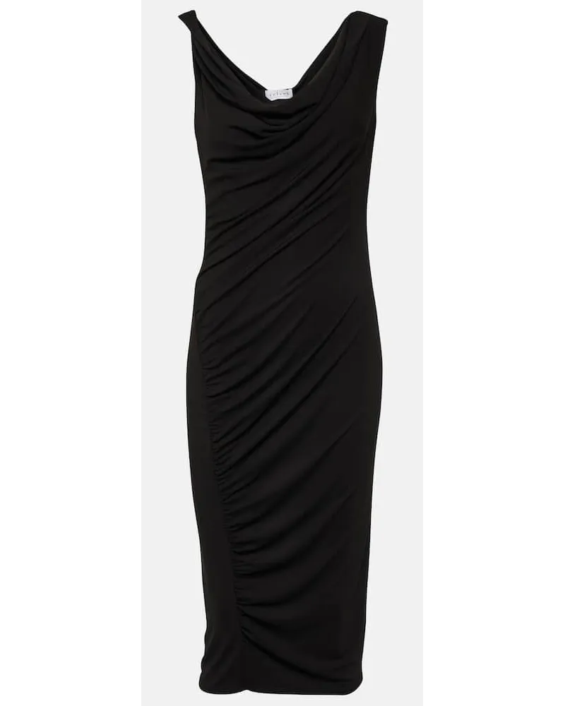 Velvet Abito midi Fifi in jersey Nero