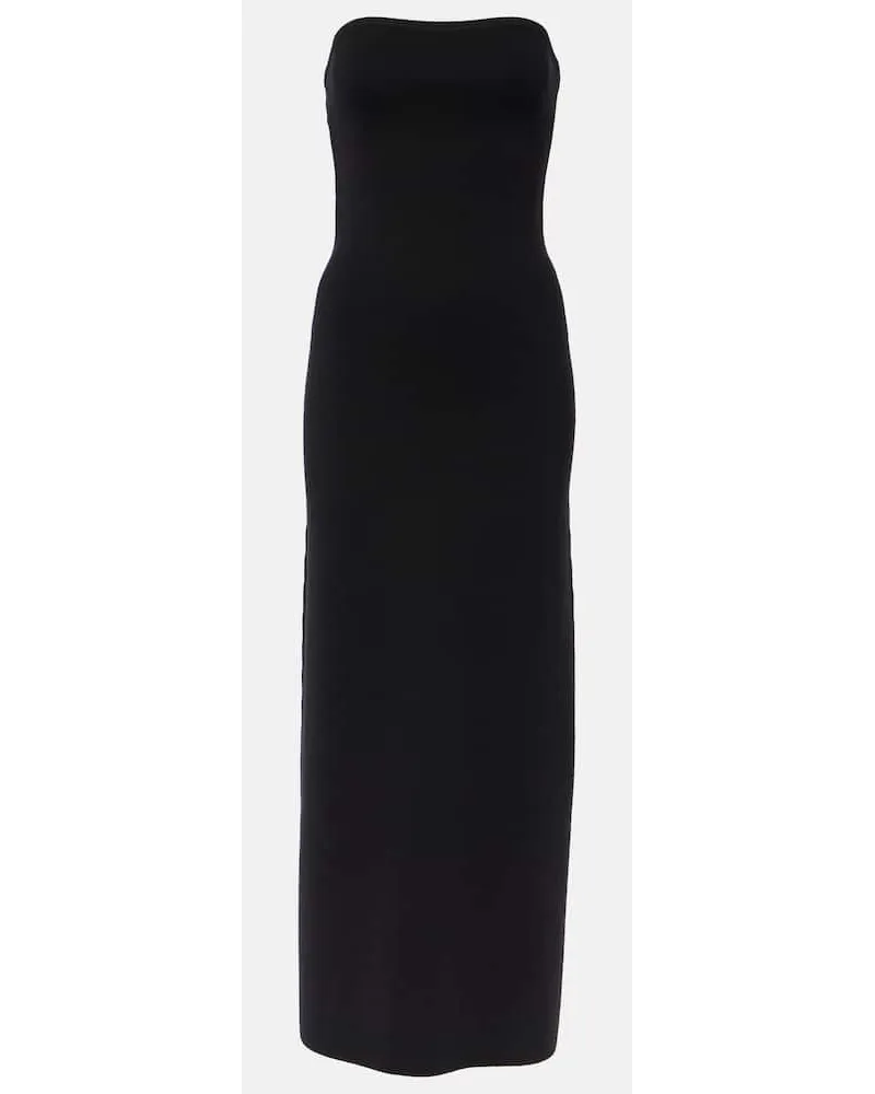Gabriela Hearst Abito lungo Calderon in cashmere e seta Nero