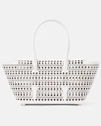 Alaïa Alaïa Borsa a spalla New Mina 20 in pelle Bianco