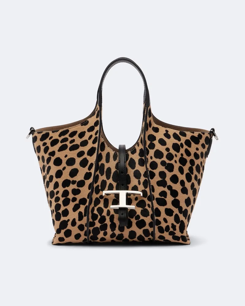 TOD'S Borsa Tbs Small in cavallino Beige