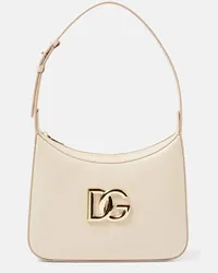 Dolce & Gabbana Borsa a spalla 3.5 Small DG in pelle Bianco