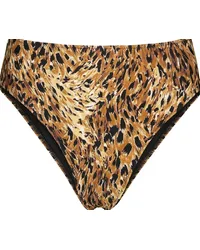 TROPIC of C Slip bikini Vibe con stampa Marrone