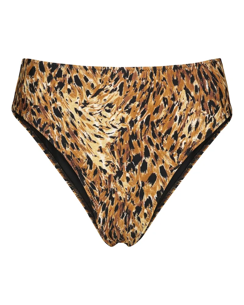 TROPIC of C Slip bikini Vibe con stampa Marrone