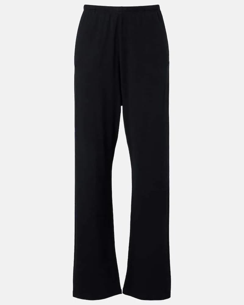 The Row Pantaloni sportivi Kohana in cotone Nero