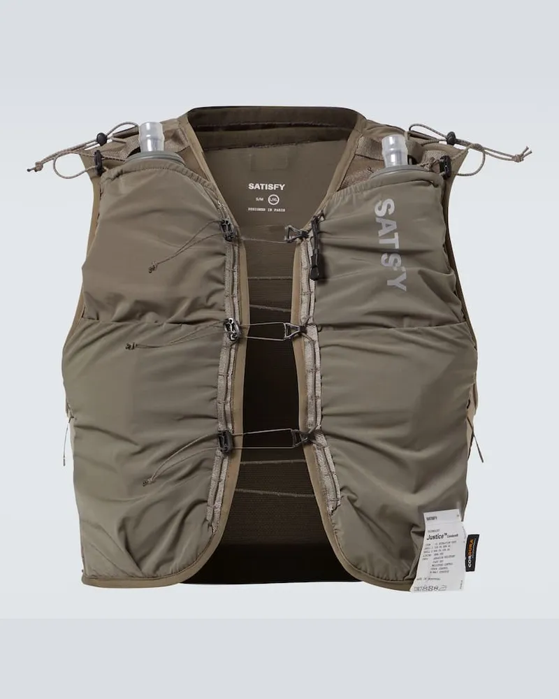 Satisfy Gilet tecnico Justice Marrone