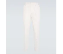 Pantaloni in gabardine di cotone