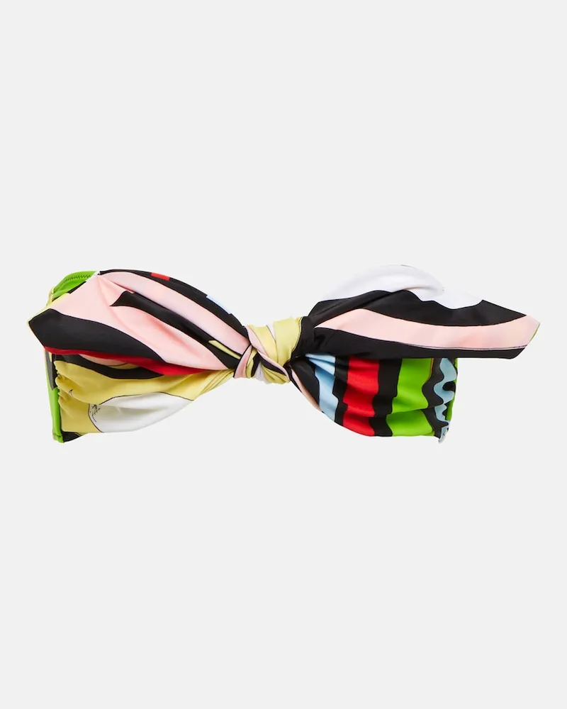 Emilio Pucci Top bikini Marmo Multicolore