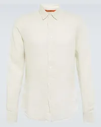 BARENA Camicia Coppi in lino Bianco