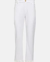 Max Mara Pantaloni regular Tracy a vita alta Bianco