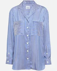 Burberry Camicia in seta a righe Blu