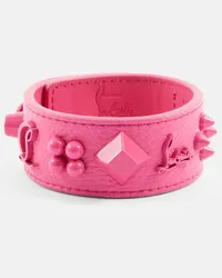 Christian Louboutin Bracciale Paloma in pelle Rosa