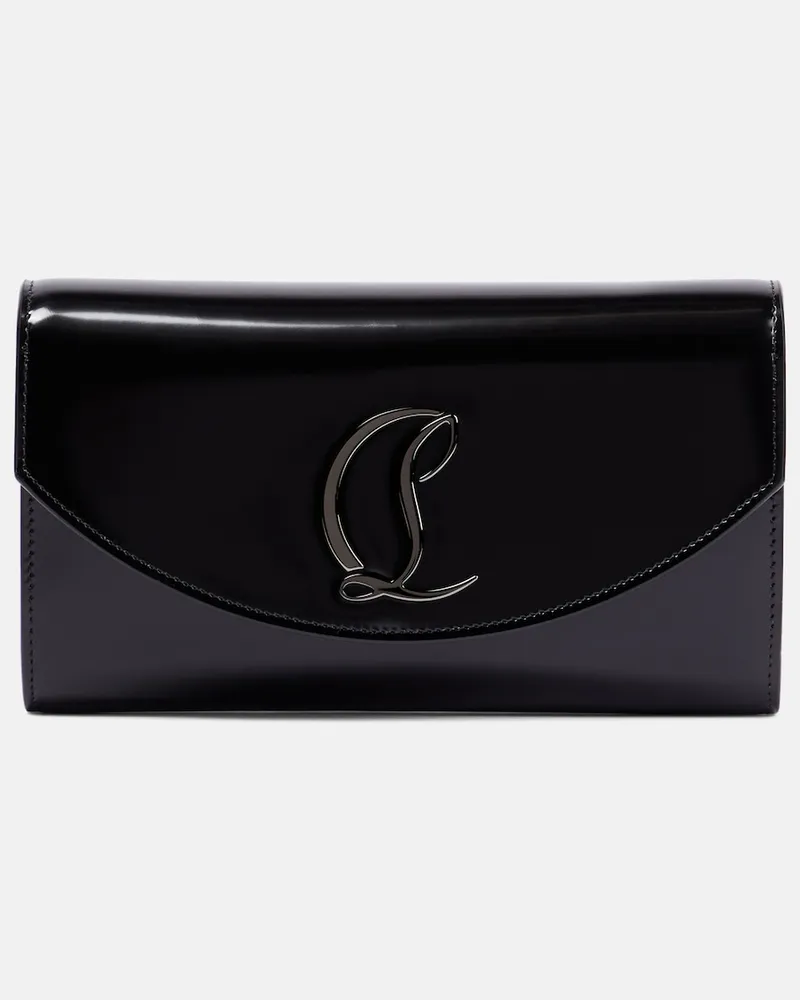 Christian Louboutin Clutch portafoglio Loubi54 in pelle Nero
