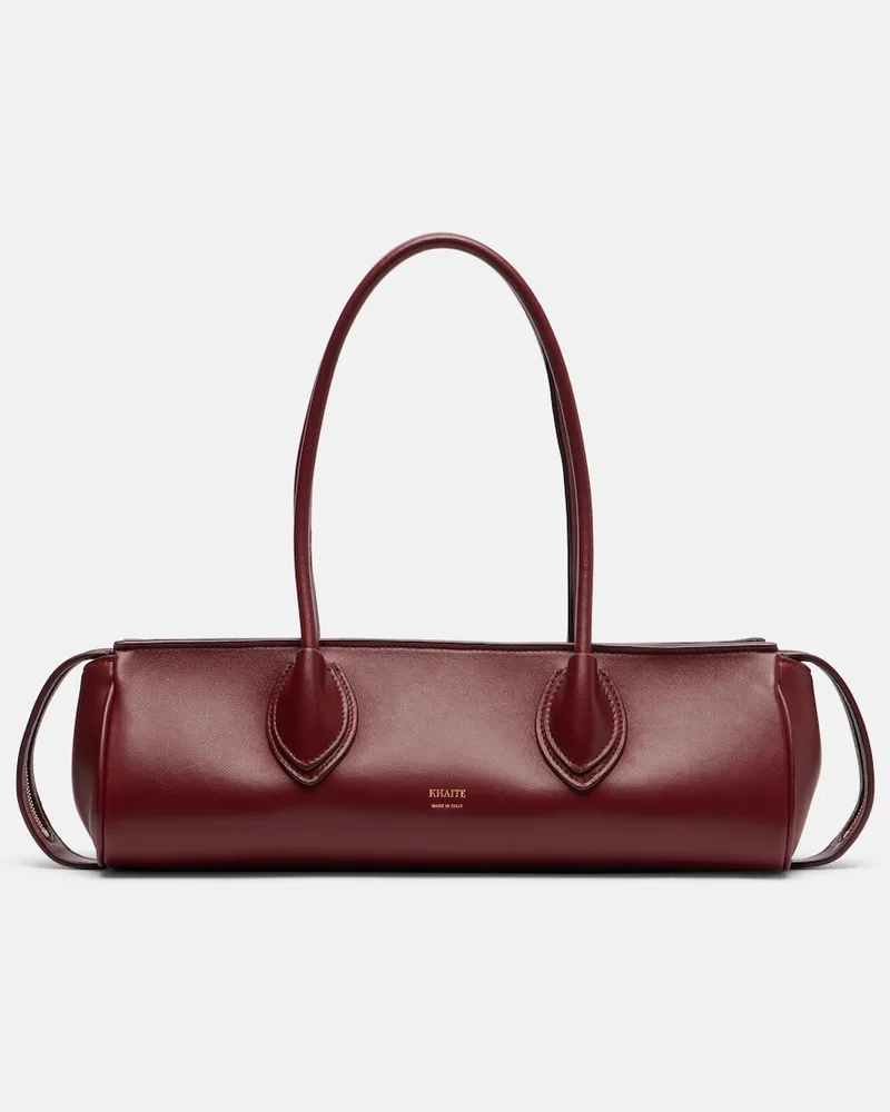 KHAITE Borsa a spalla Donna in pelle Borgogna