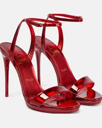 Christian Louboutin Sandali Loubi Queen 120 in pelle Rosso