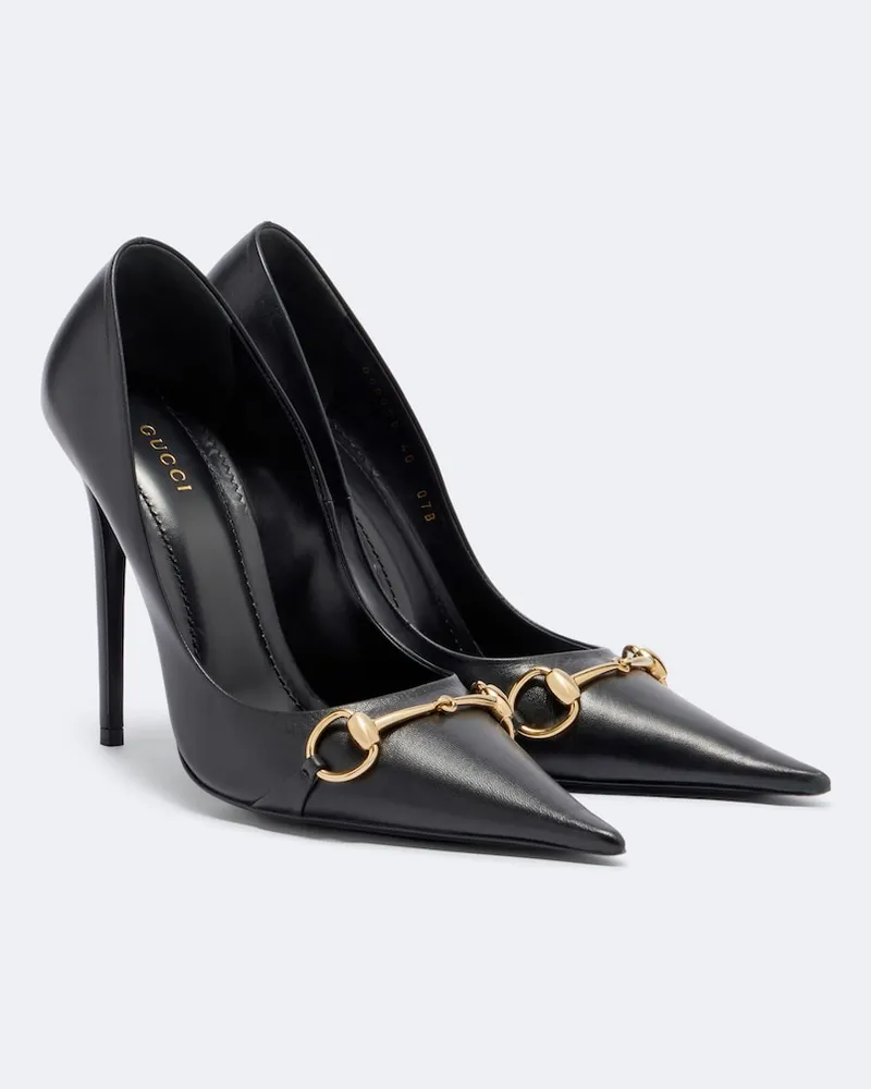 Gucci Pumps Donna Horsebit in pelle Nero