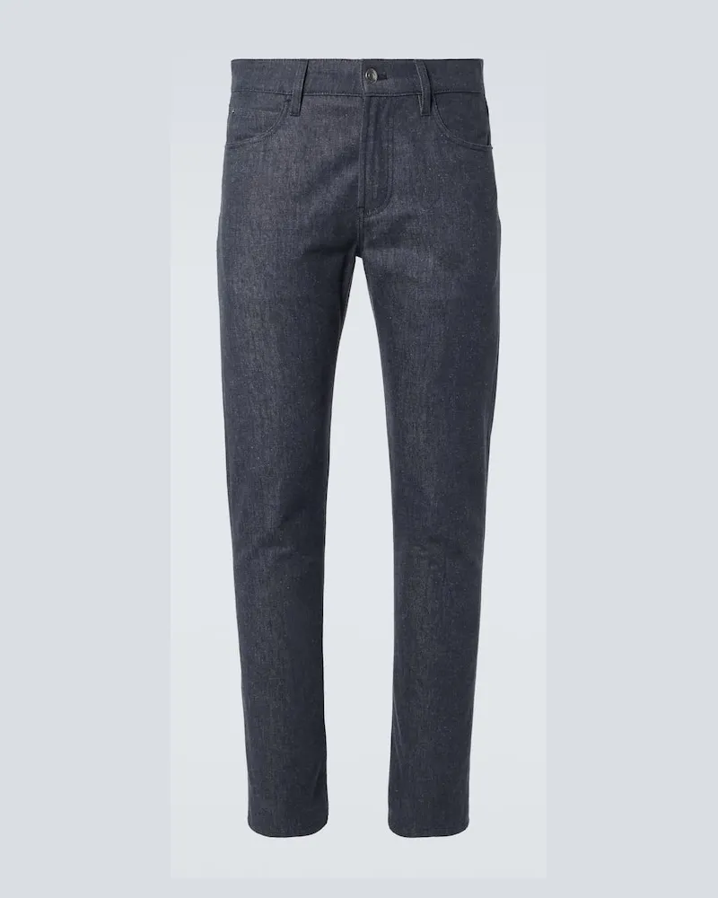 Loro Piana Jeans regular a vita media Blu