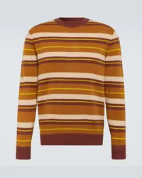 The Elder Statesman Pullover in cashmere a righe Multicolore