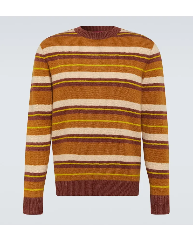 The Elder Statesman Pullover in cashmere a righe Multicolore