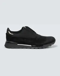 Berluti Sneakers Fast Track in suede Nero