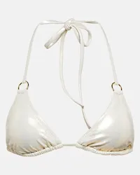 Melissa Odabash Top bikini St Barths Metallizzato