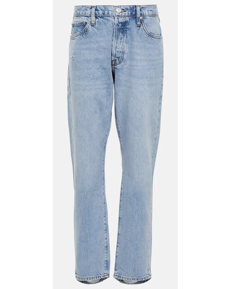 Frame Denim Jeans regular Le Slouch a vita media Blu