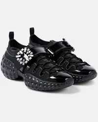 Roger Vivier Sneakers Viv' Run con cristalli Nero