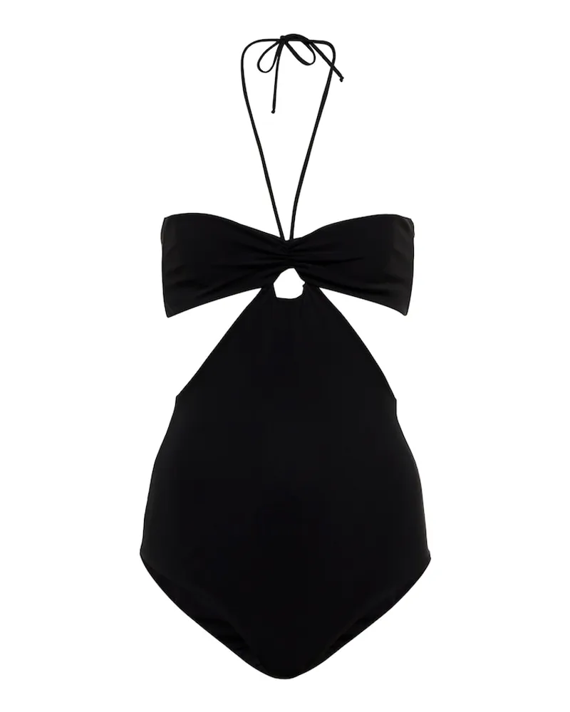 Nensi Dojaka Costume intero con scollo allâamericana Nero