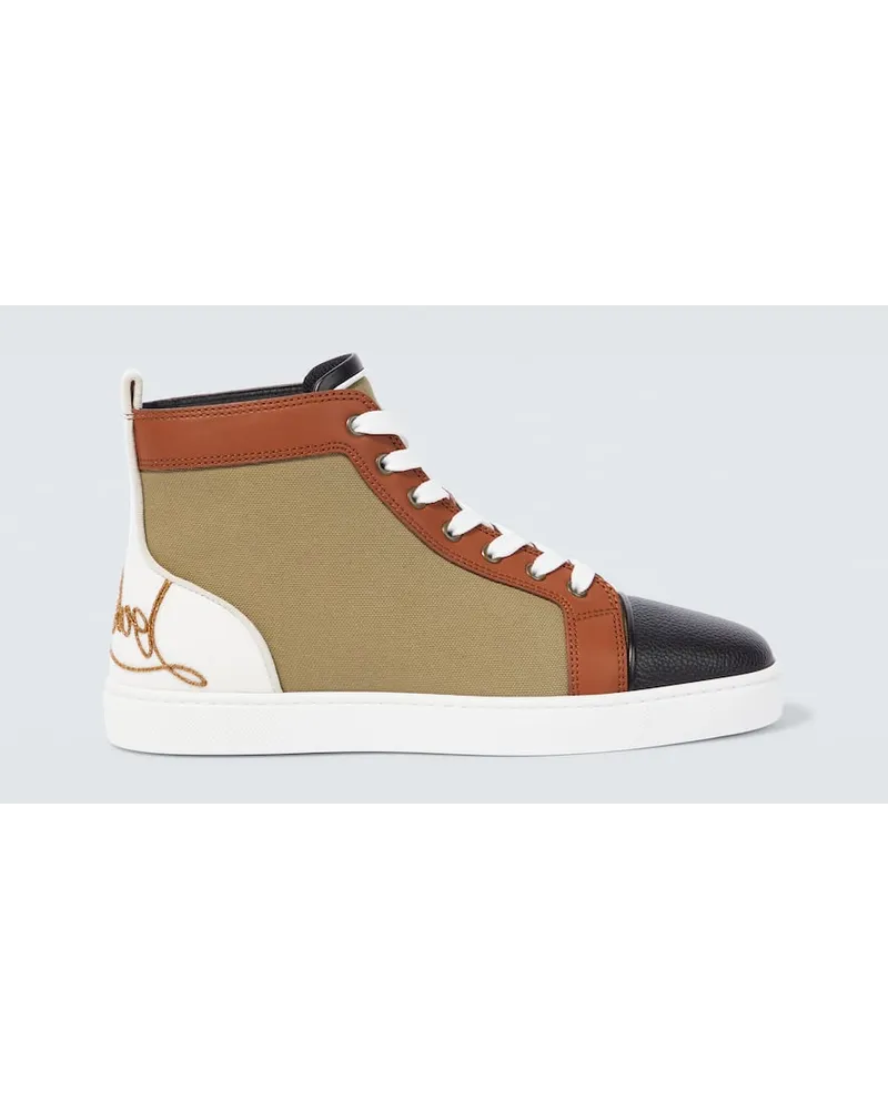 Christian Louboutin Sneakers Fun Louis con pelle Multicolore