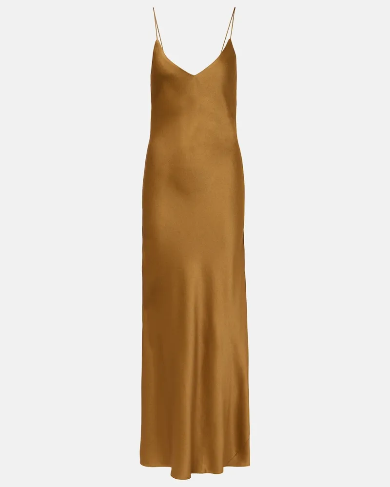 Blazé Milano Blazé Milano Abito sottoveste Manipur in satin Giallo