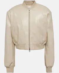 FRANKIE Shop Bomber Micky in similpelle Beige