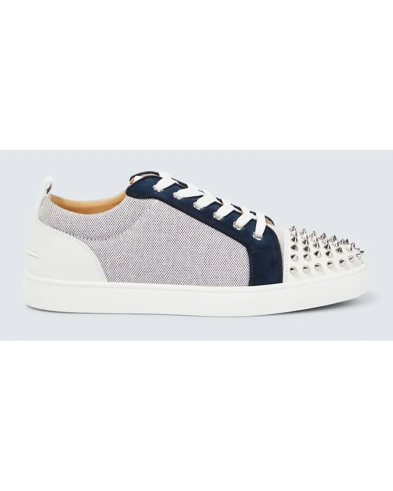 Christian Louboutin Sneakers Louis Junior Spikes Blu