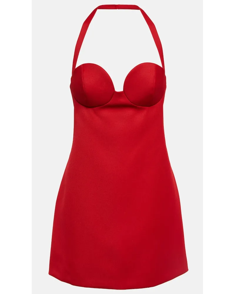 Magda Butrym Miniabito in lana vergine Rosso