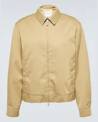 Burberry Giacca blouson in tessuto tecnico Beige