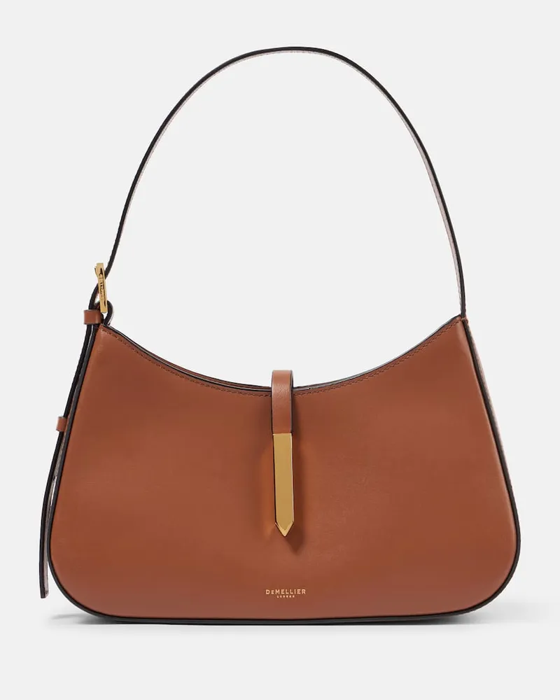 DeMELLIER Borsa a spalla Tokyo Small in pelle Beige