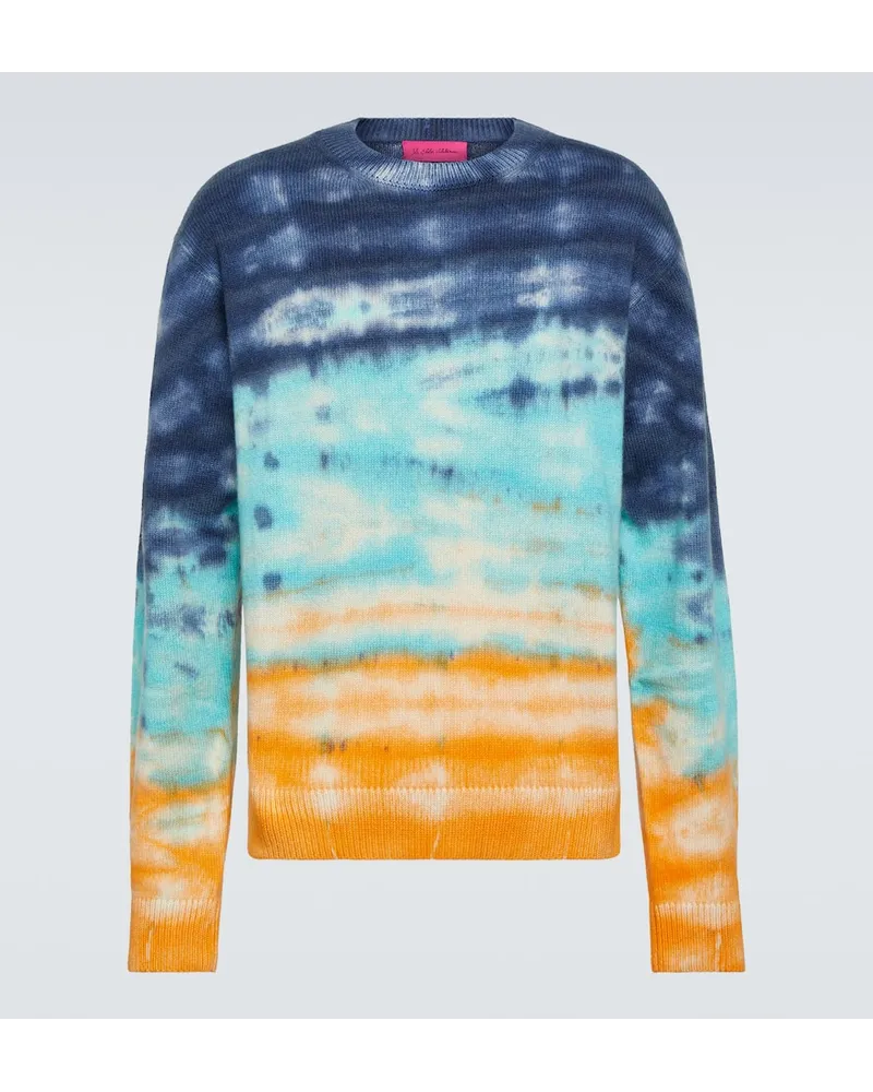 The Elder Statesman Pullover Sonar in cashmere tie-dye Multicolore