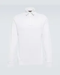 Loro Piana Pullover in cotone a maniche lunghe Bianco