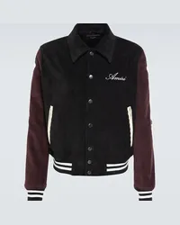 Amiri Giacca varsity in corduroy Nero