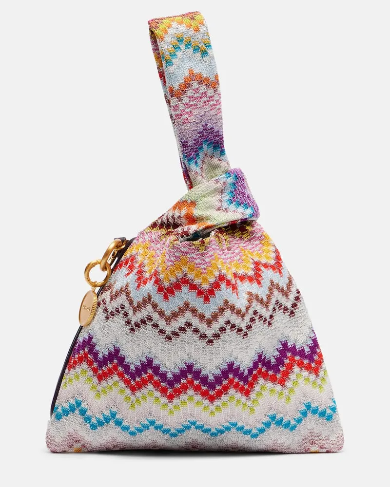 Missoni Borsa Zigzag Small in jacquard Multicolore