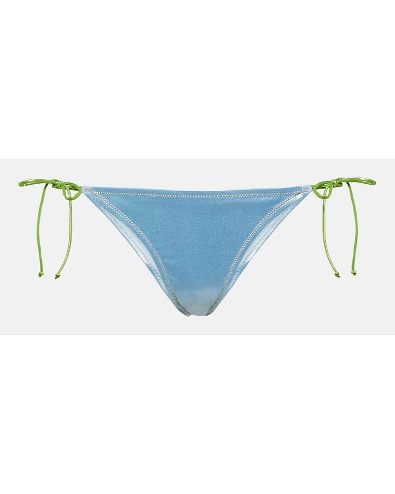 Reina Olga Slip bikini Love Triangle in lamÃ Multicolore
