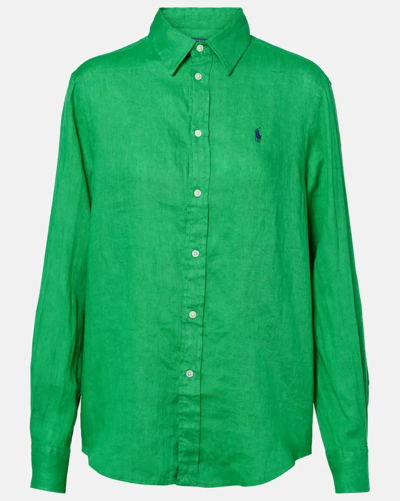 Ralph Lauren Camicia in lino Verde