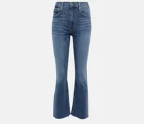 Jeans bootcut Isola cropped a vita media