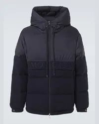 Moncler Piumino Andres in lana Blu