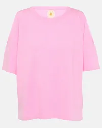 Jardin des Orangers Top in lana e cashmere con cut-out Rosa