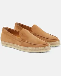 TOD'S Mocassini in suede Marrone